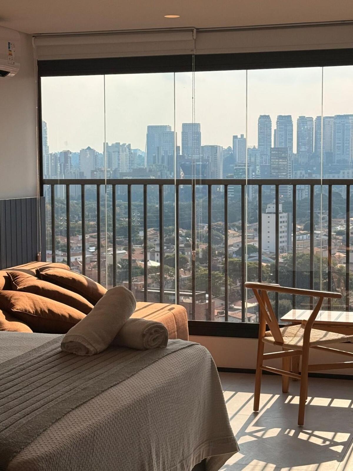 Apartamento Com Estacao De Trabalho E Vista Proximo A Faria Lima E Congonhas Сан-Пауло Экстерьер фото