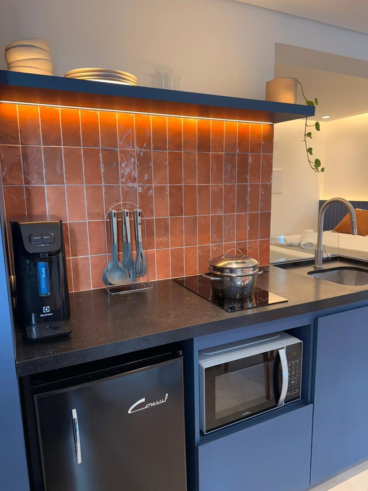 Apartamento Com Estacao De Trabalho E Vista Proximo A Faria Lima E Congonhas Сан-Пауло Экстерьер фото